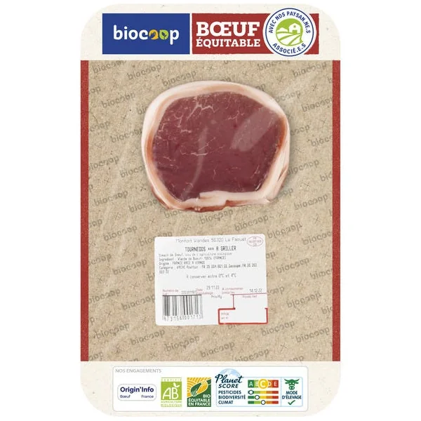 Tournedos***(1) env. 125g