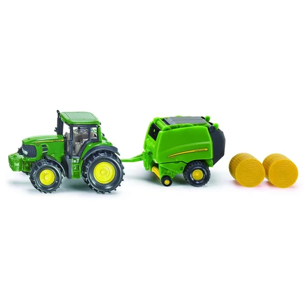 Tracteur John Deere + presse