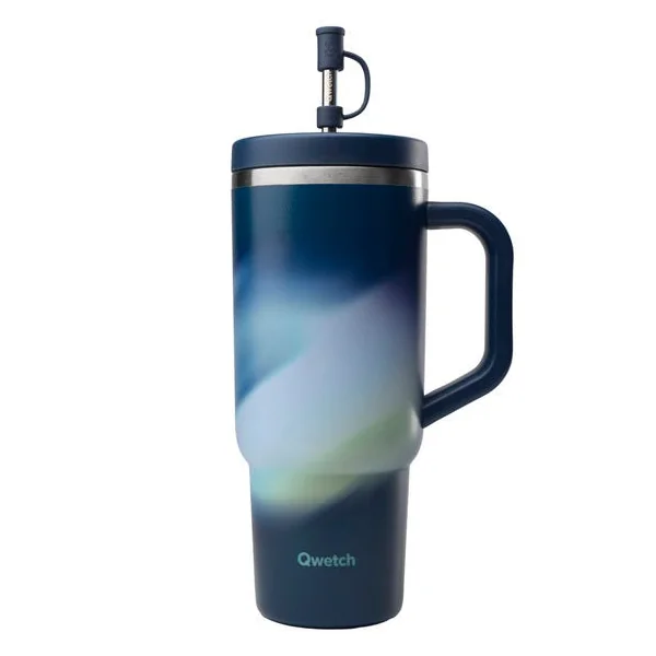 Travel cup isotherme inox - Aura - Bleu nuit - 900ml