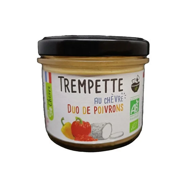 Trempette au chèvre duo de poivrons 90g