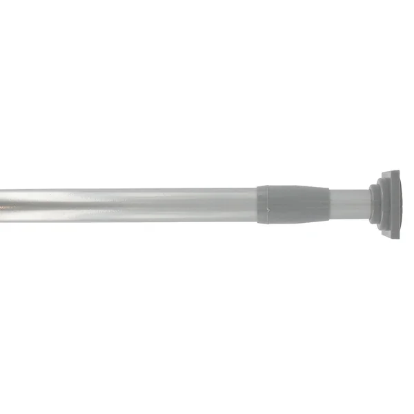 Tringle extensible entre-murs argentée 70-120cm D 22mm