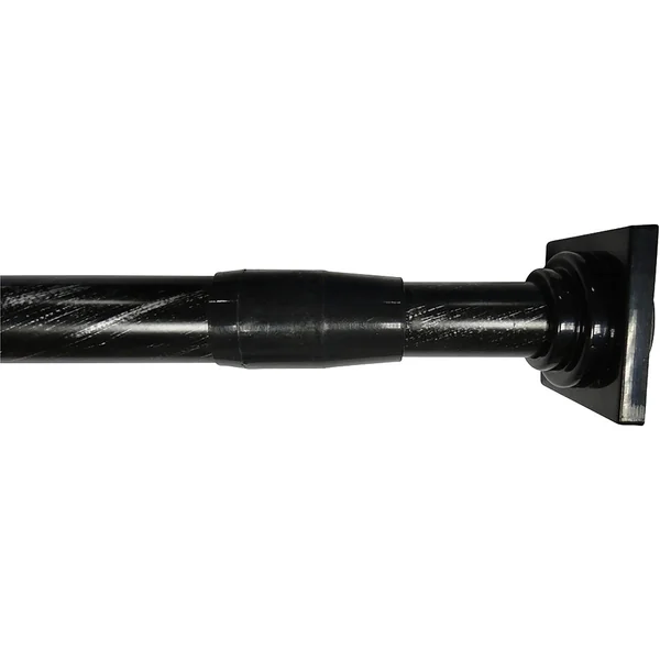Tringle extensible entre-murs noir argent 110-200cm D 22mm
