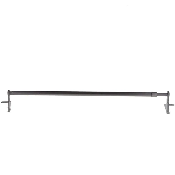Tringle pour vitrage Fix'Vit gris béton 50-80cm