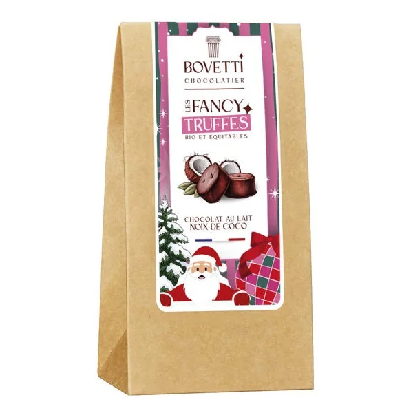 Truffe chocolat au lait et noix de coco 120g