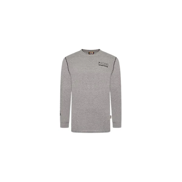 T-shirt de travail JCB trade à manches longues gris M