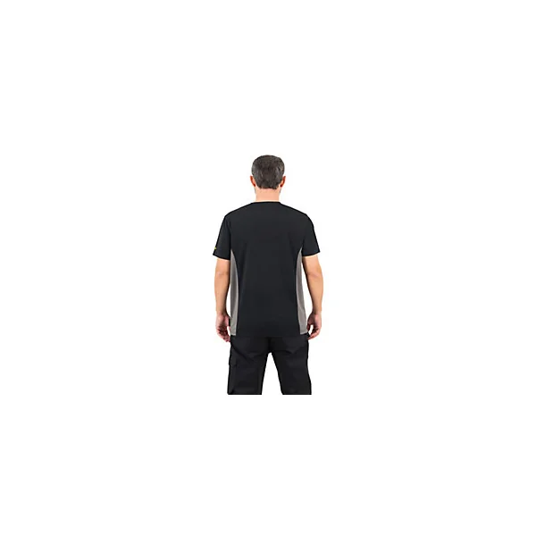 T-shirt manche courte Site Leckman gris/noir Taille XL