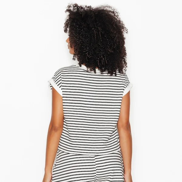 TSHIRT MANCHES COURTES MULTICO BLANC