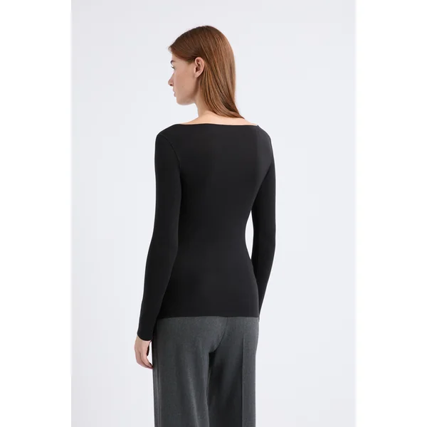 T-shirt thermique col bateau