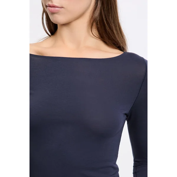 T-shirt thermique col bateau