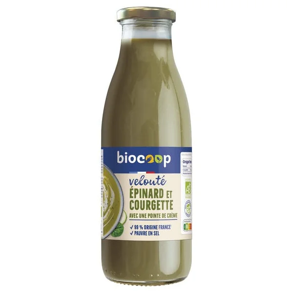 Velouté d'épinard courgette 750ml