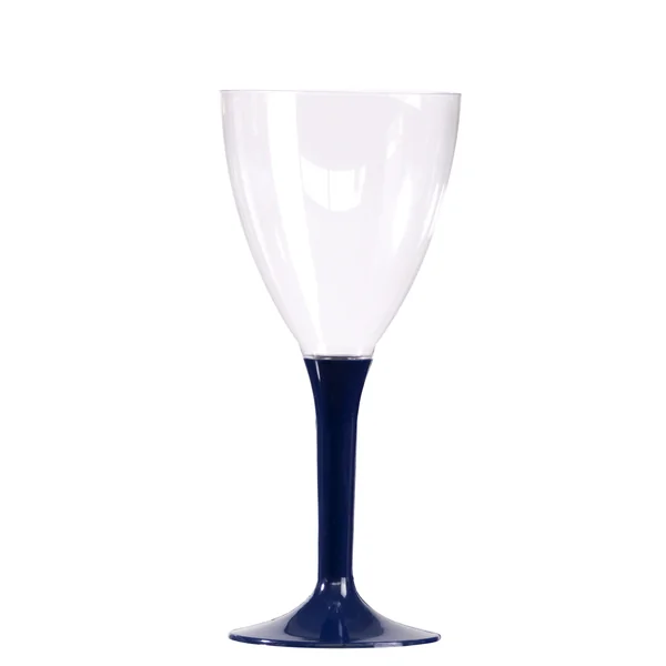 VERRE A VIN PLASTIQUE BLEU MARINE