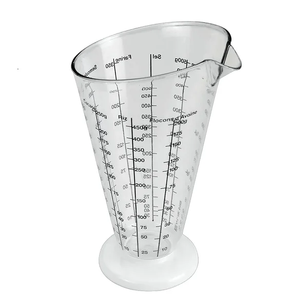 Verre doseur plastique transparent 500ml