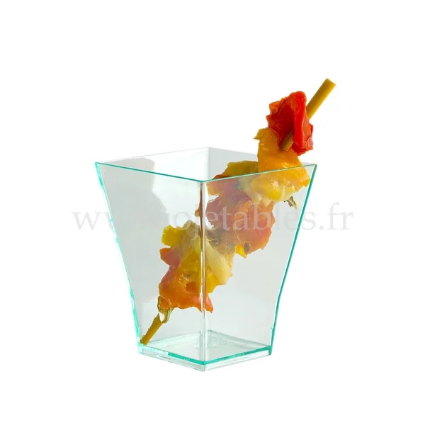 VERRINE PLASTIQUE TRANSPARENTE - PACK DE 24