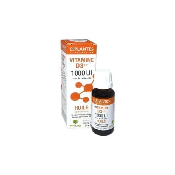 Vitamine D3 gouttes 1000 UI D.Plantes