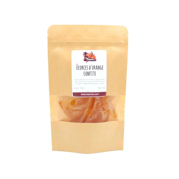 Écorces d'orange confite
