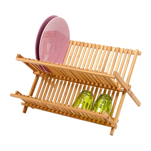Égouttoir vaisselle bambou 42x38.5cm