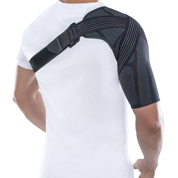Épaulière élastique fonctionnelle en tissu stretch tricoté tridimensionnel et respirant