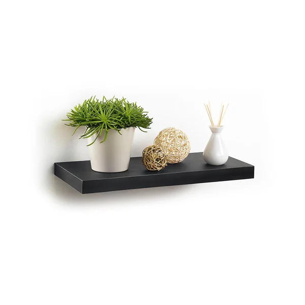Étagère flottante noire 50x22.8cm